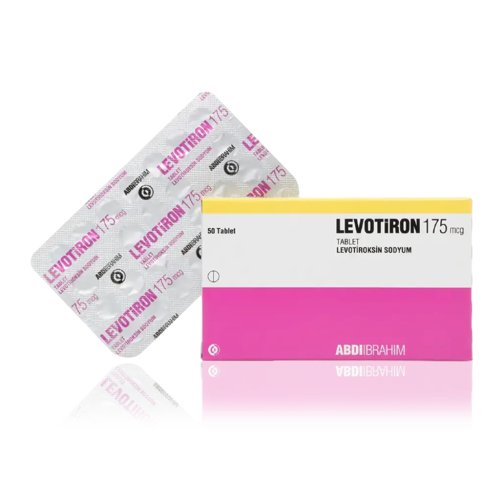 LEVOTIRON 175 MCG - 50 tabs by Abdi Ibrahim, Turkey LEVOTIRON 175 MCG - 50 tabs by Abdi Ibrahim, Turkey