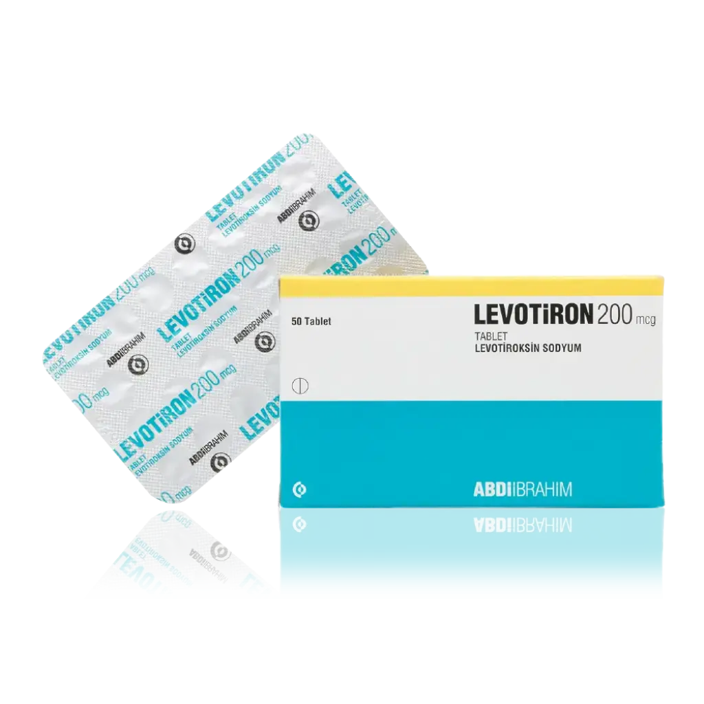 LEVOTIRON 200 MCG - 50 tabs by Abdi Ibrahim, Turkey LEVOTIRON 200 MCG - 50 tabs by Abdi Ibrahim, Turkey