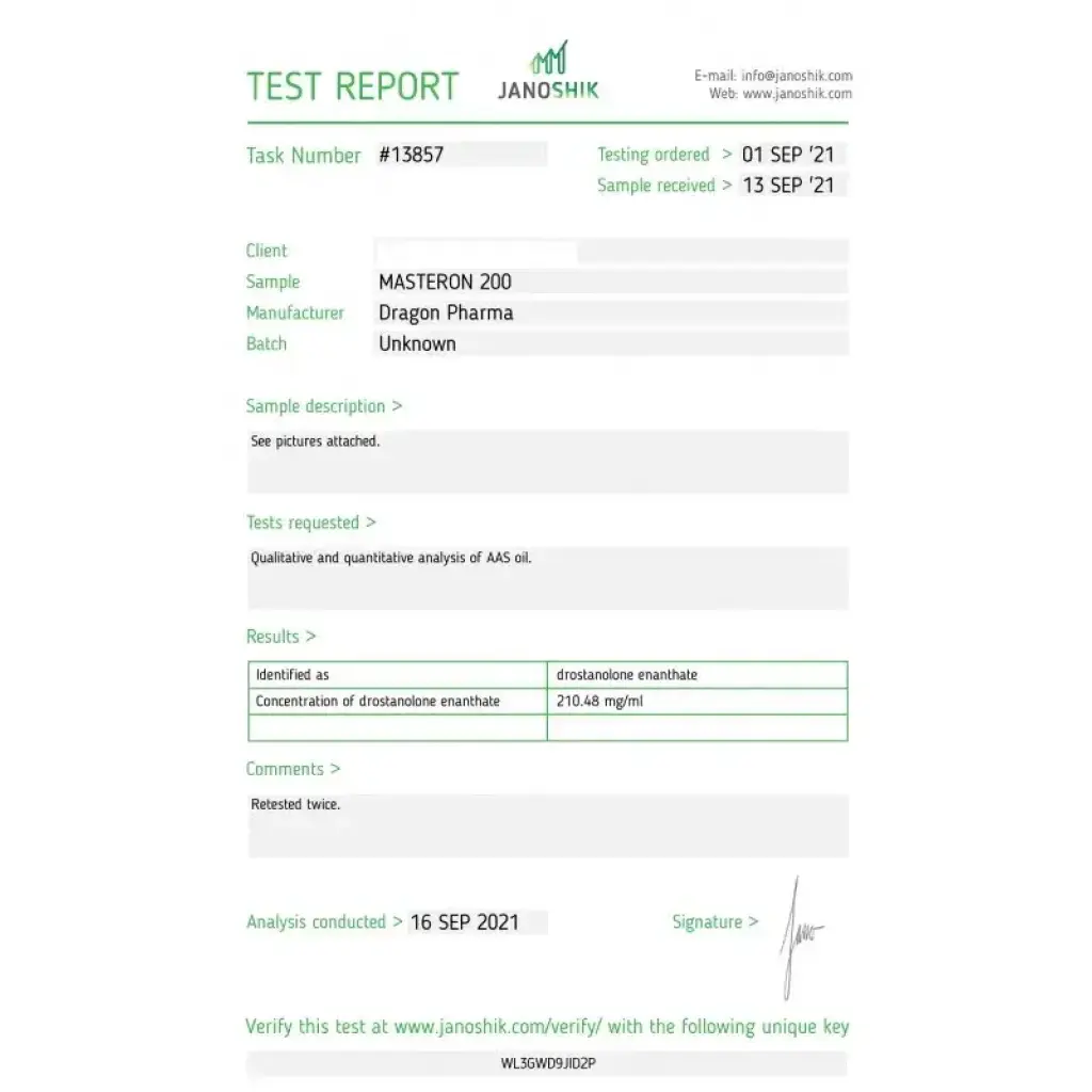 MASTERON 200 - 10 ml by Dragon Pharma, Europe MASTERON 200 - 10 ml by Dragon Pharma, Europe