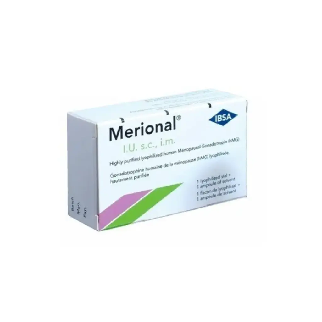 Merional HMG 150 IU - vial by IBSA, Turkey Merional HMG 150 IU - vial by IBSA, Turkey