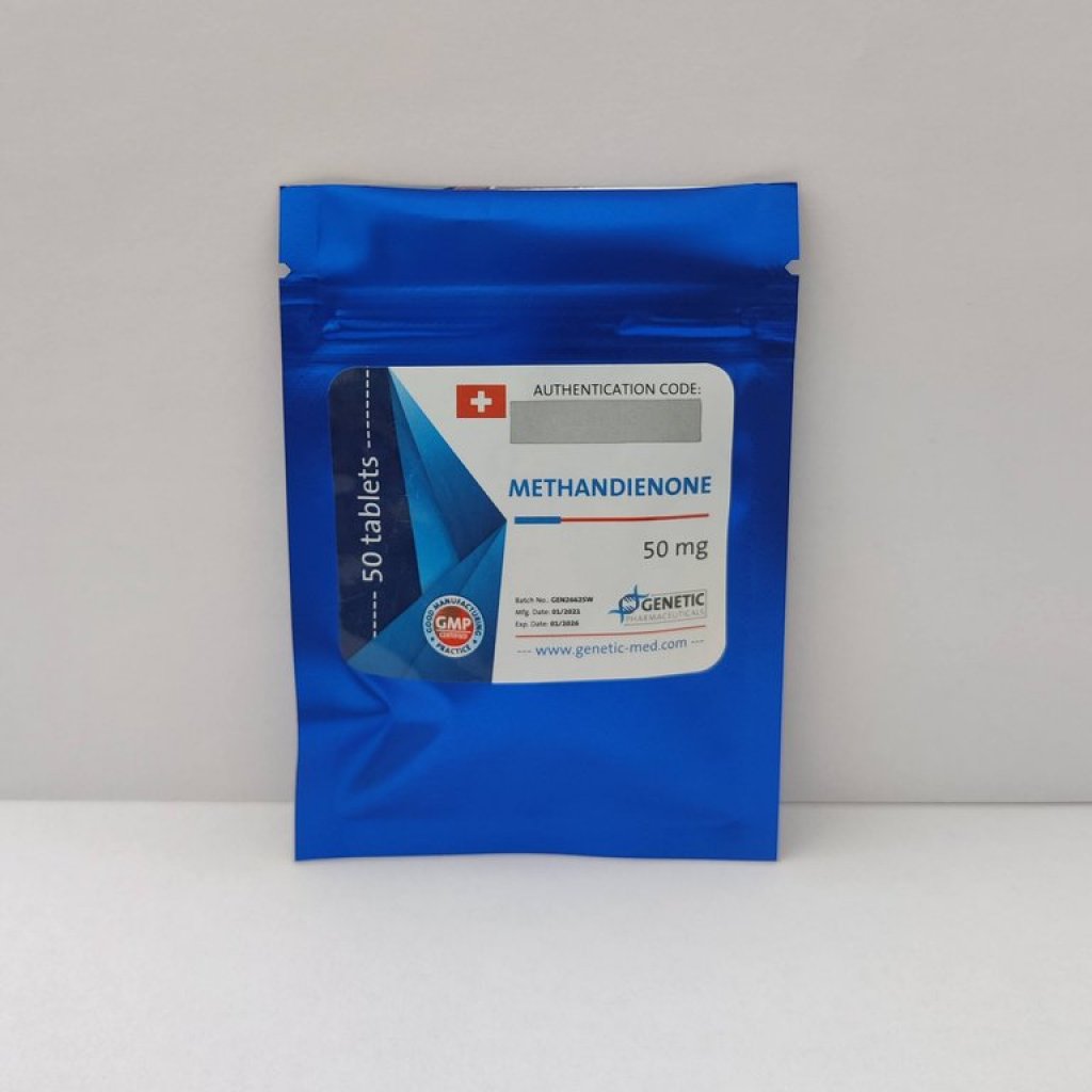 METHANDIENONE 50 MG - 50 tabs by Genetic Pharmaceuticals METHANDIENONE 50 MG - 50 tabs by Genetic Pharmaceuticals