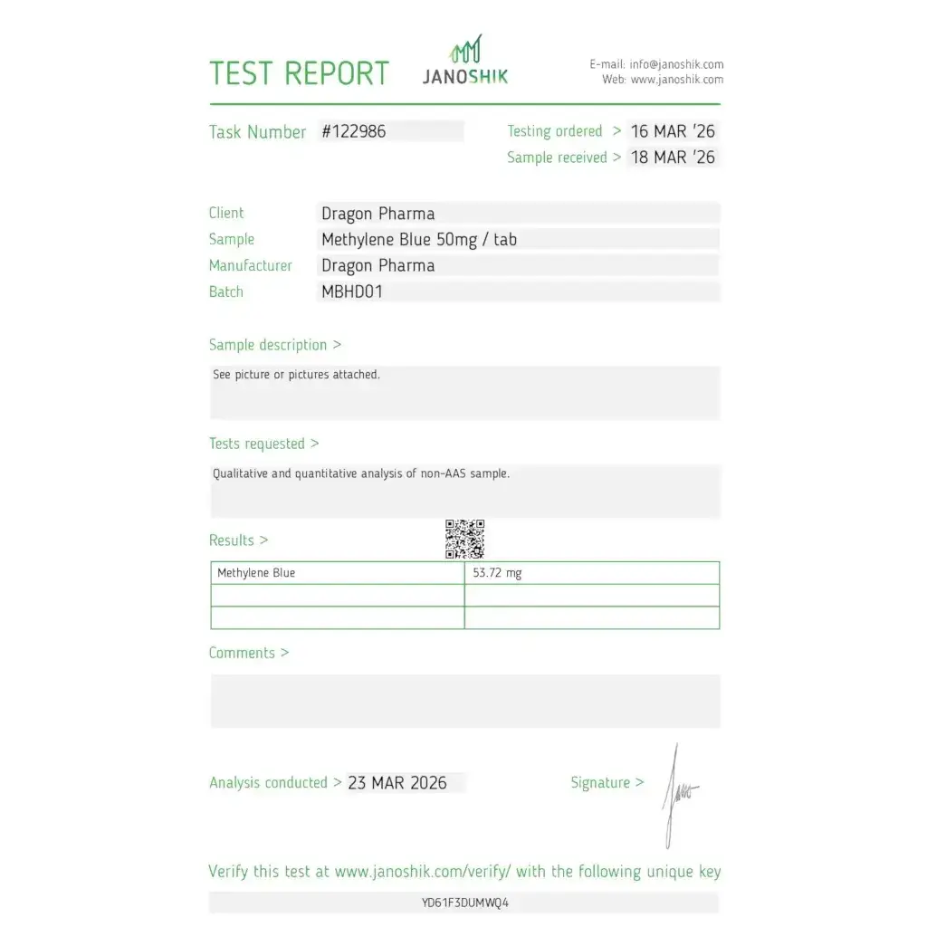 METHYLENE BLUE 50 MG