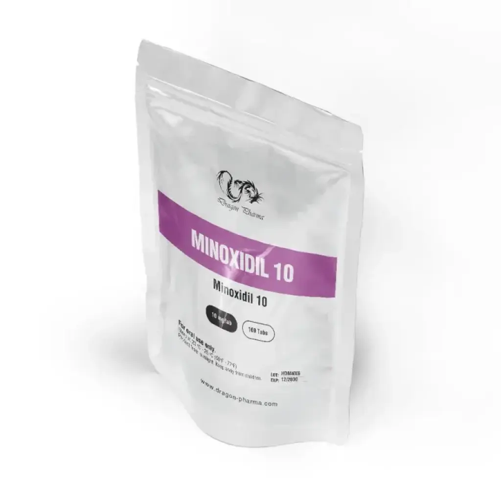 MINOXIDIL 10 - 100 tabs by Dragon Pharma, Europe MINOXIDIL 10 - 100 tabs by Dragon Pharma, Europe