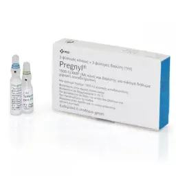 PREGNYL 1500 IU - kit by Organon Ilaclari, Turkey