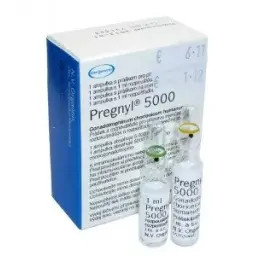 PREGNYL 5000 IU - kit by Organon Ilaclari, Turkey