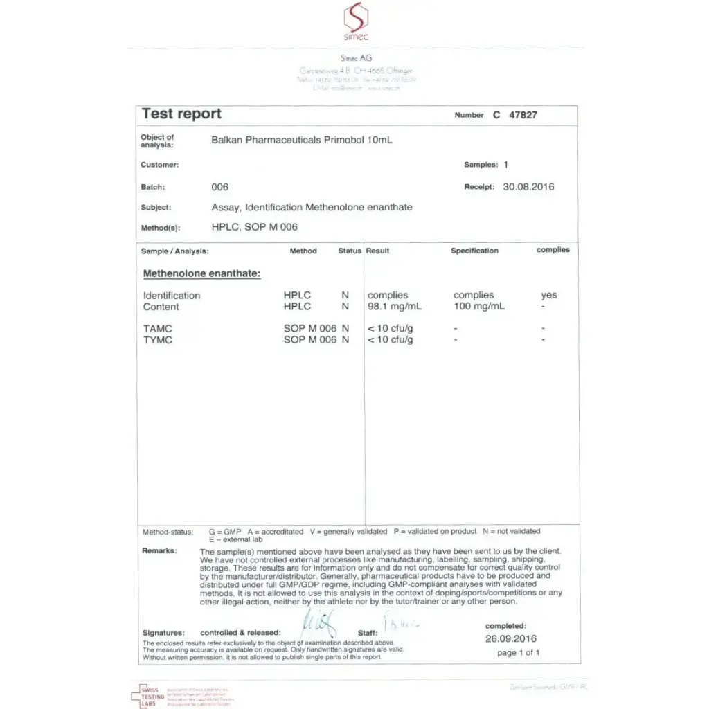 Primobol 10 mL - 10 ml by Balkan Pharmaceuticals Primobol 10 mL - 10 ml by Balkan Pharmaceuticals