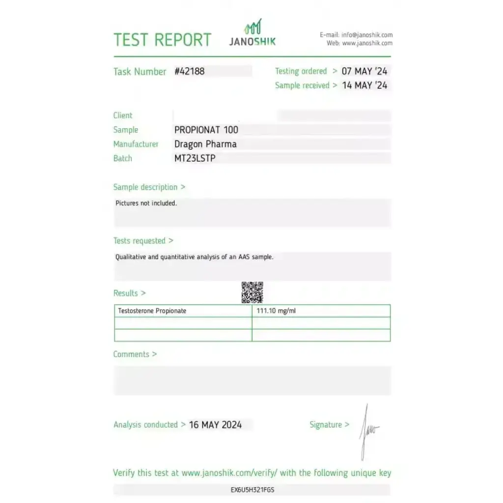 PROPIONAT 100 - 10 ml by Dragon Pharma, Europe PROPIONAT 100 - 10 ml by Dragon Pharma, Europe