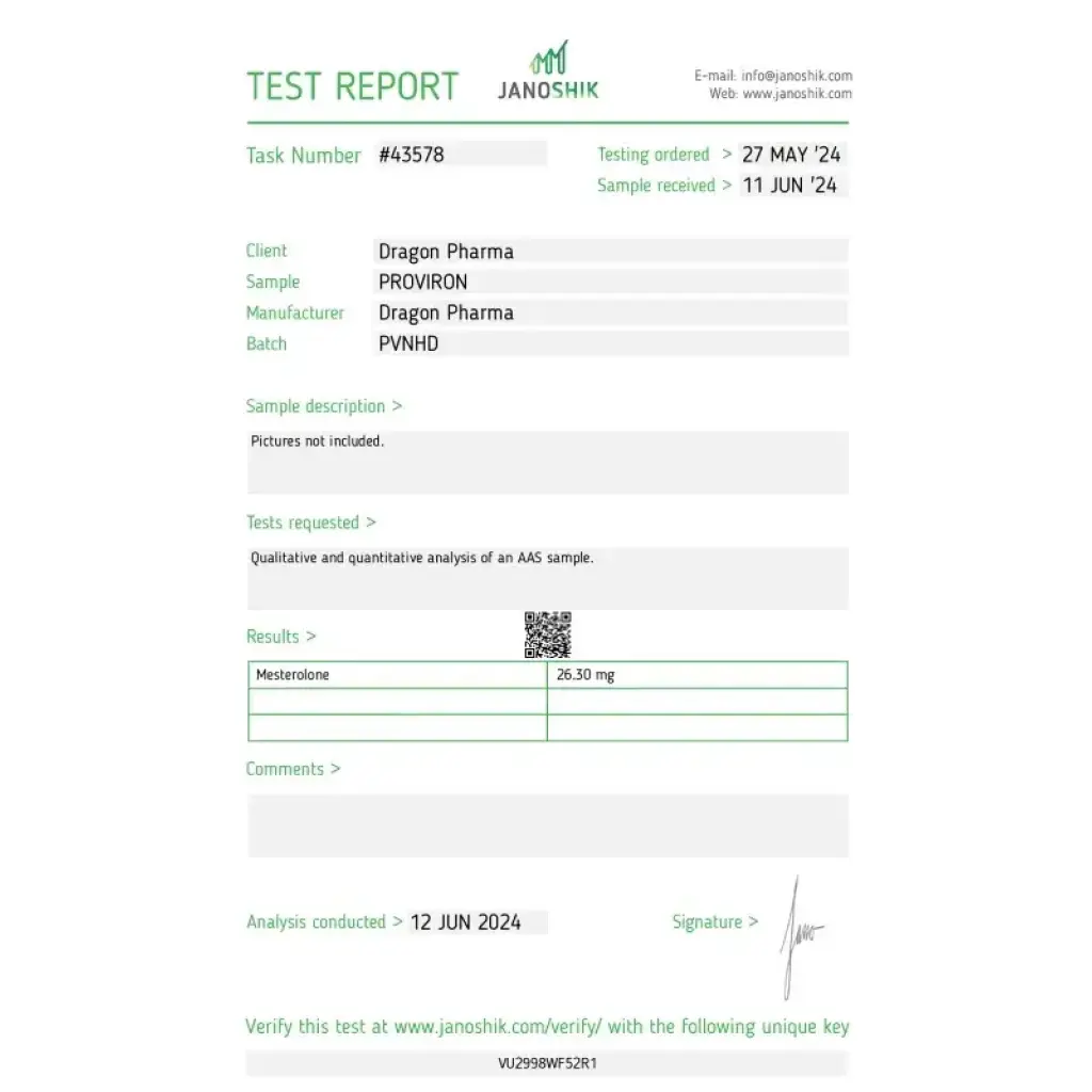 PROVIRON - 100 tabs by Dragon Pharma, Europe PROVIRON - 100 tabs by Dragon Pharma, Europe