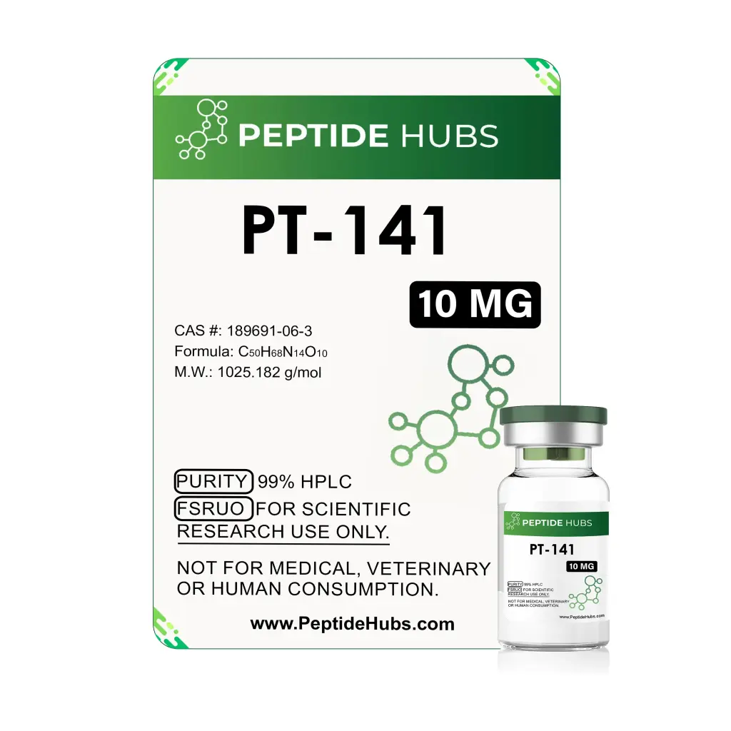 PT-141 10 MG - vial by Peptide Hubs PT-141 10 MG - vial by Peptide Hubs