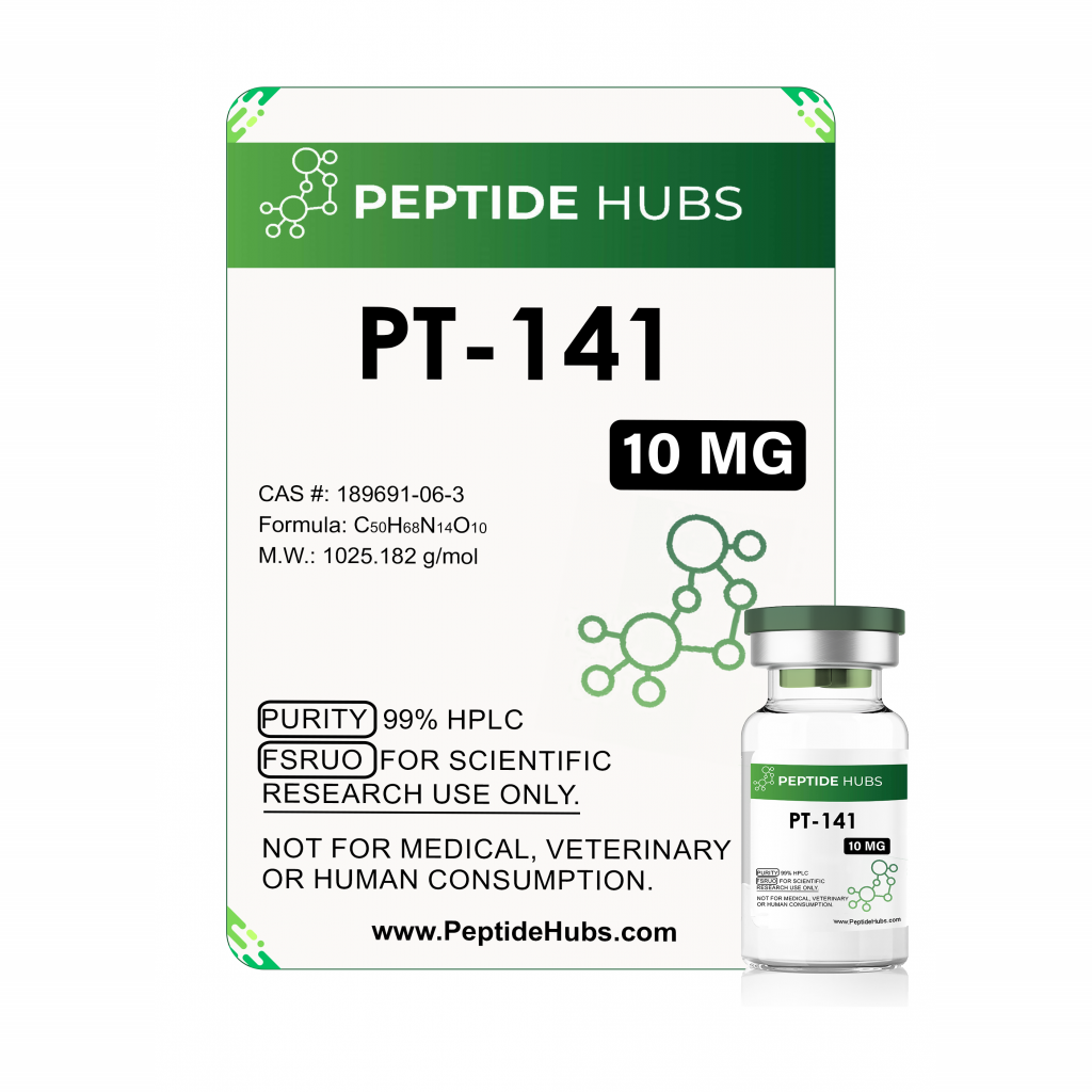 PT-141 10 MG - vial by Peptide Hubs PT-141 10 MG - vial by Peptide Hubs