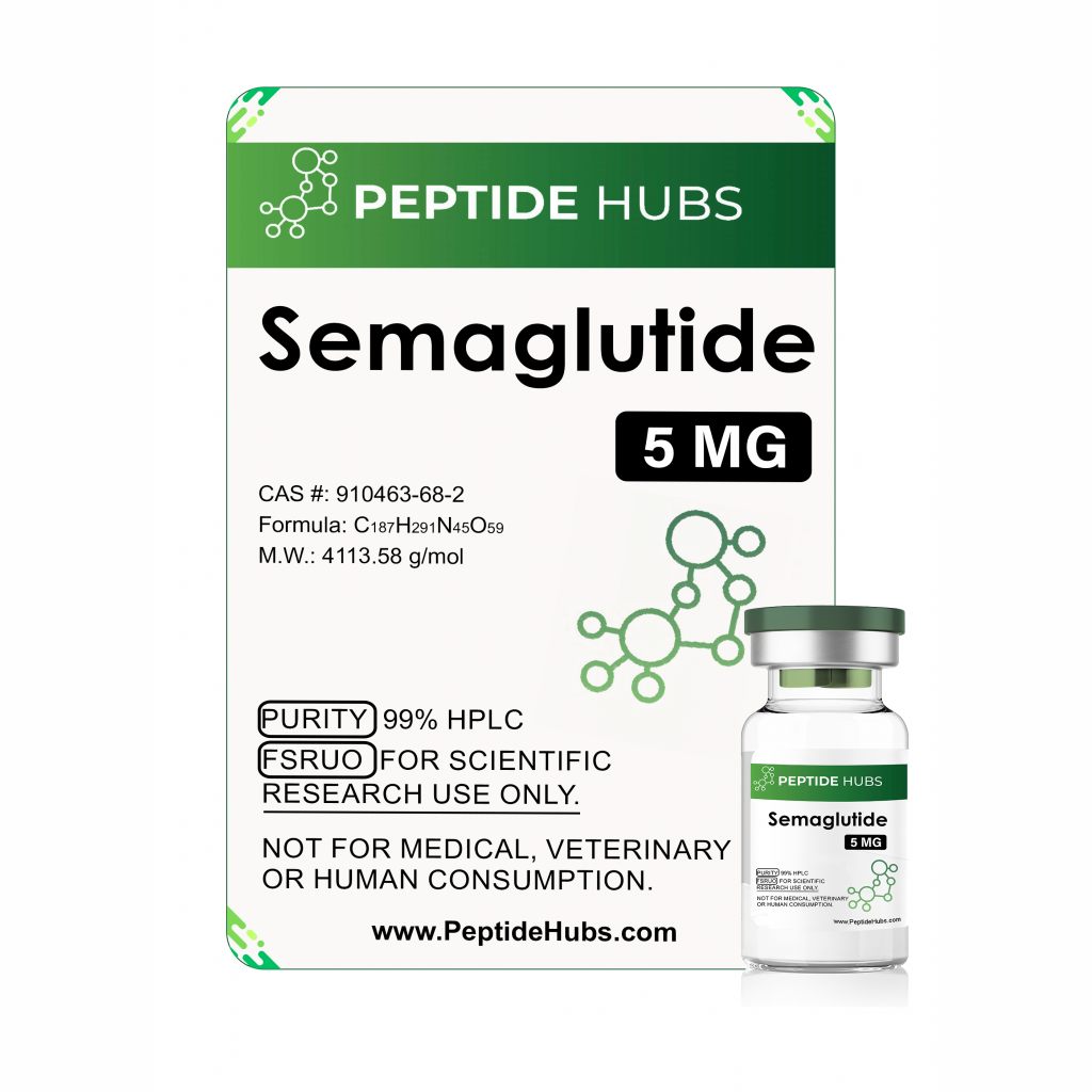 SEMAGLUTIDE 5 MG - vial by Peptide Hubs SEMAGLUTIDE 5 MG - vial by Peptide Hubs