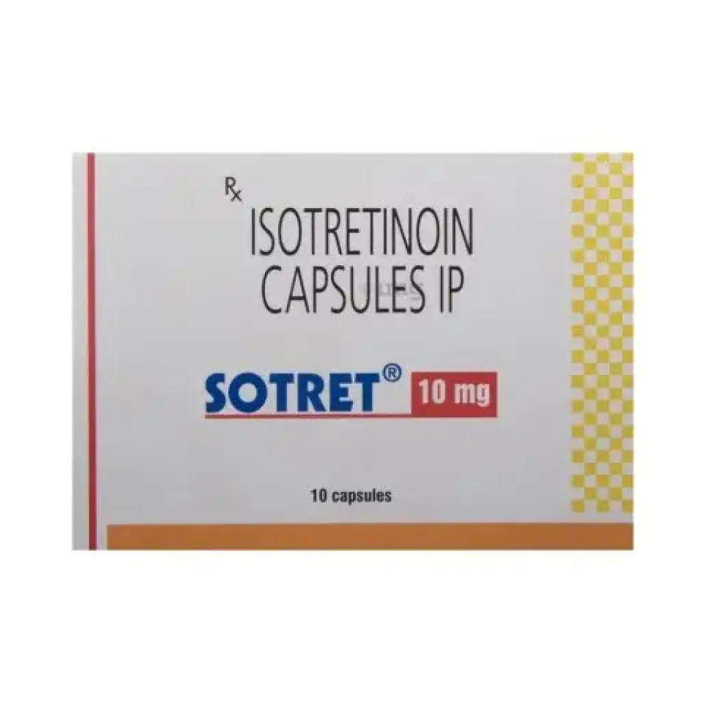 SOTRET 10 MG - 50 caps by Sun Pharma, India