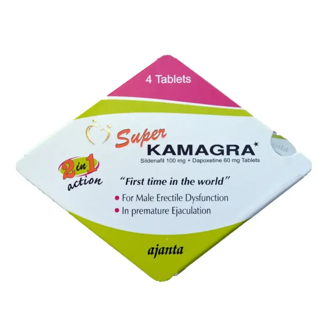 SUPER KAMAGRA - 16 tabs by Ajanta Pharma, India