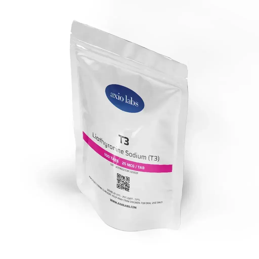 T3 25 MCG (100 TABS) - 100 tabs by Axiolabs