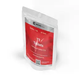 T3 25 MCG TABLETS - 50 tabs by British Dragon Pharmaceuticals