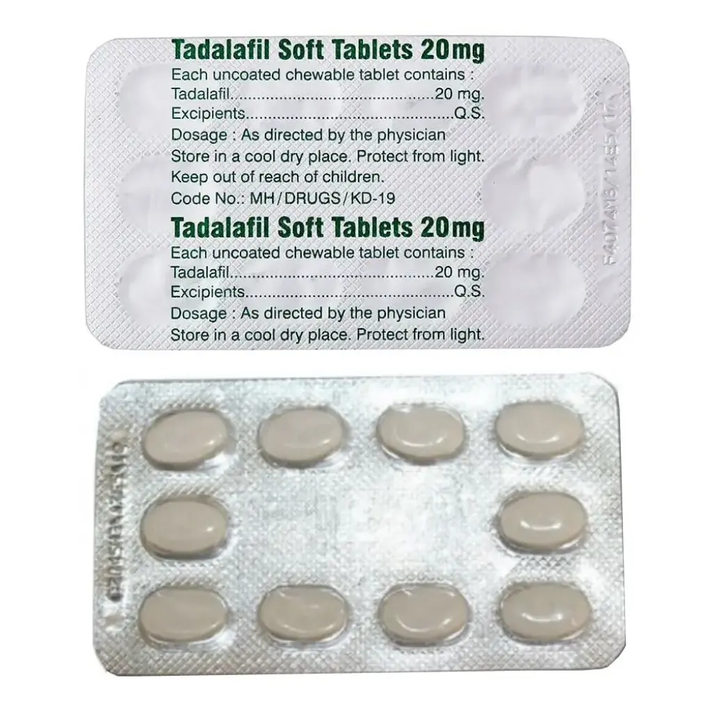 TADALAFIL SOFT 20 MG - 100 tabs by Aurochem Laboratories (I) Pvt. Ltd, India TADALAFIL SOFT 20 MG - 100 tabs by Aurochem Laboratories (I) Pvt. Ltd, India
