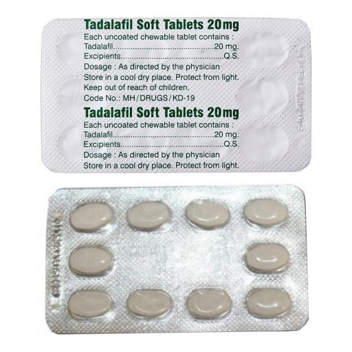 TADALAFIL SOFT 20 MG (Sexual Health) for Sale