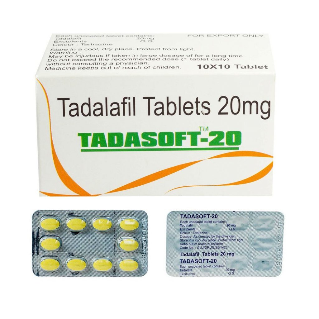 TADASOFT 20 MG - 100 tabs by Sunrise Remedies TADASOFT 20 MG - 100 tabs by Sunrise Remedies