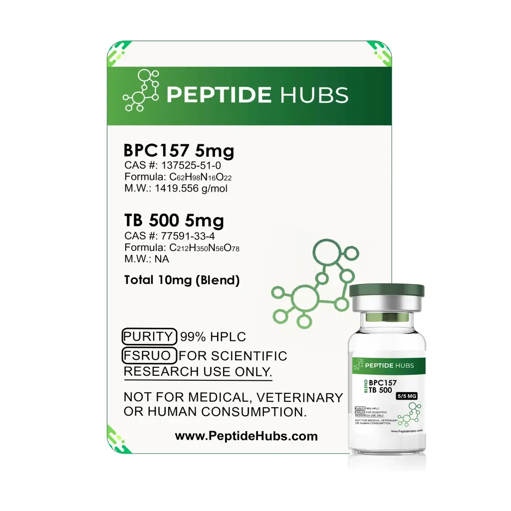 TB 500/BPC 157 10 MG - vial by Peptide Hubs TB 500/BPC 157 10 MG - vial by Peptide Hubs