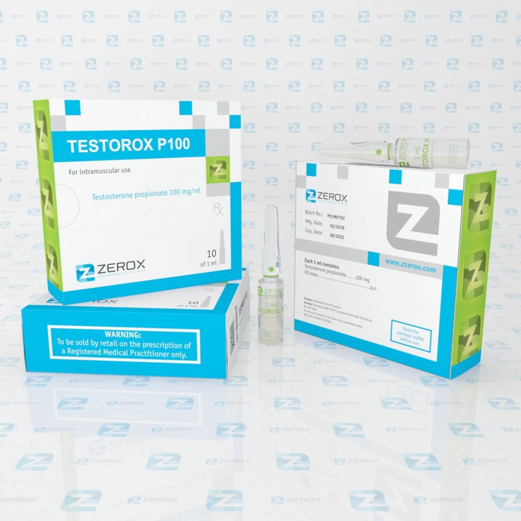 TESTOROX P100 - 10 amps by Zerox Pharmaceuticals TESTOROX P100 - 10 amps by Zerox Pharmaceuticals