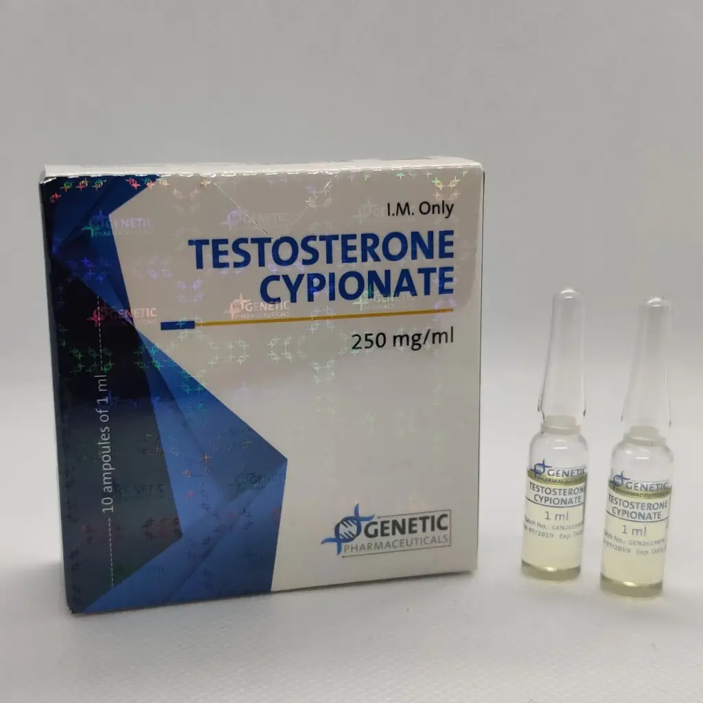 TESTOSTERONE CYPIONATE - 10 amps by Genetic Pharmaceuticals TESTOSTERONE CYPIONATE - 10 amps by Genetic Pharmaceuticals