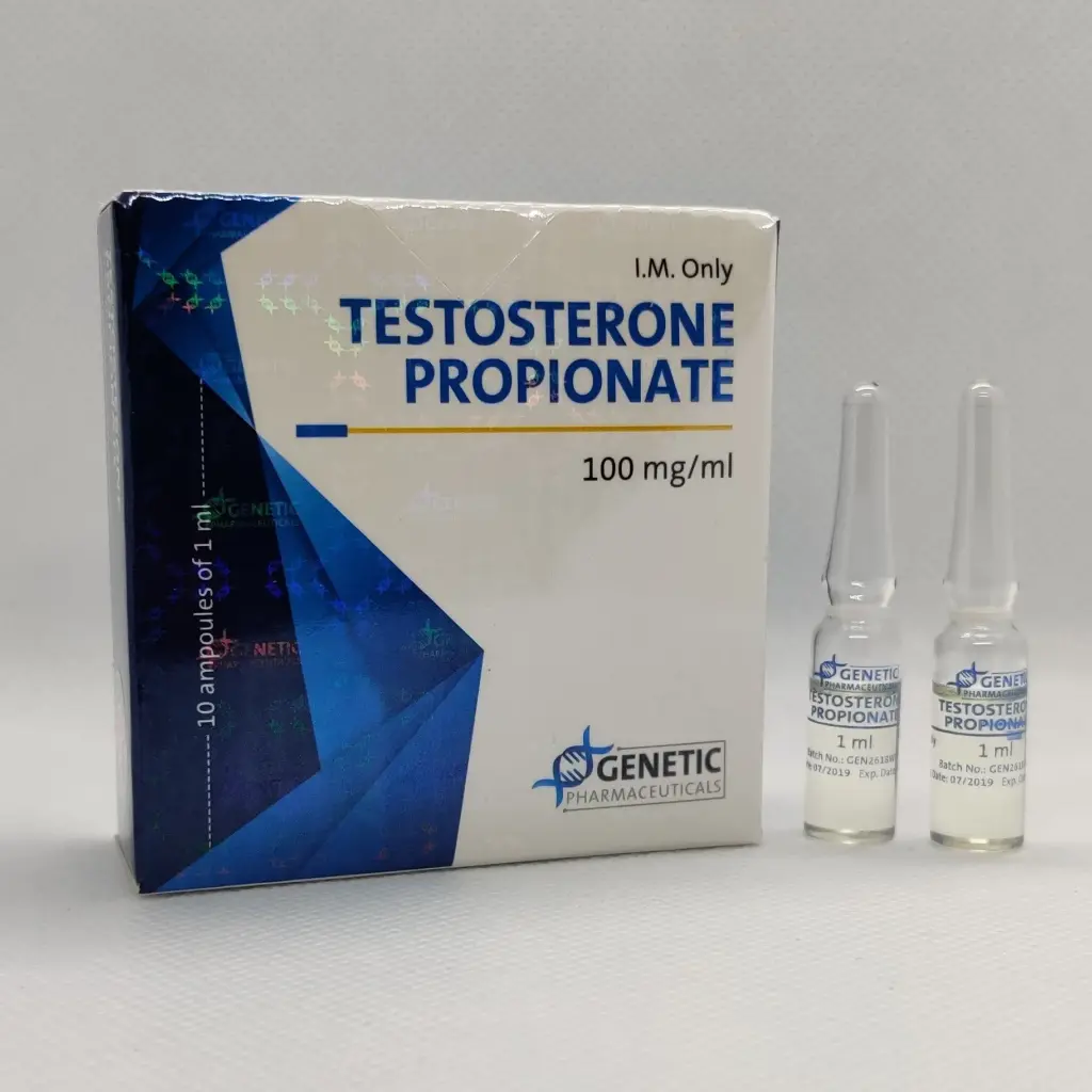 TESTOSTERONE PROPIONATE - 10 amps by Genetic Pharmaceuticals TESTOSTERONE PROPIONATE - 10 amps by Genetic Pharmaceuticals