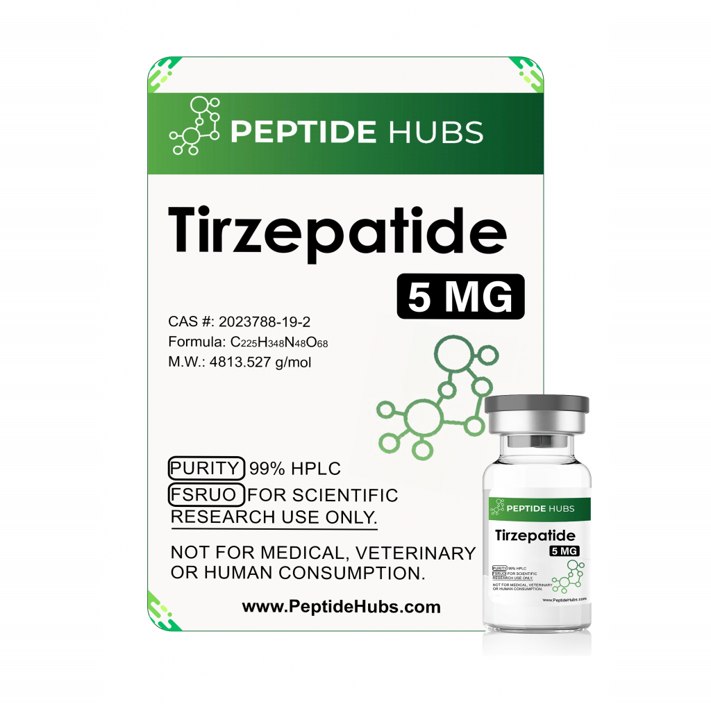 TIRZEP 5 MG - vial by Peptide Hubs TIRZEP 5 MG - vial by Peptide Hubs