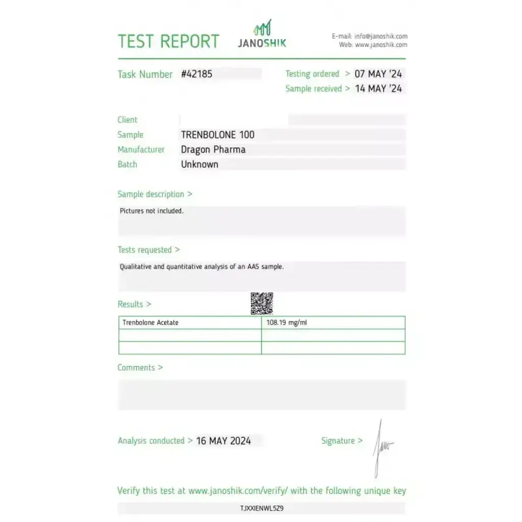 TRENBOLONE 100 - 10 ml by Dragon Pharma, Europe TRENBOLONE 100 - 10 ml by Dragon Pharma, Europe