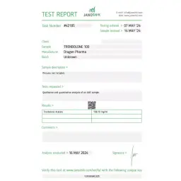 TRENBOLONE 100 - 10 ml by Dragon Pharma, Europe