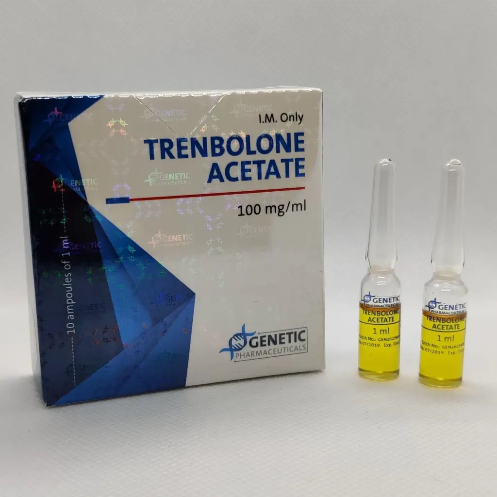 TRENBOLONE ACETATE - 10 amps by Genetic Pharmaceuticals TRENBOLONE ACETATE - 10 amps by Genetic Pharmaceuticals