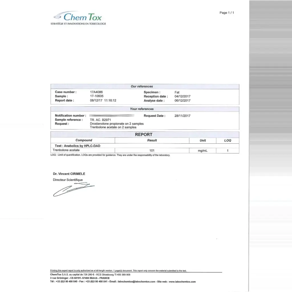 TRENBOLONE ACETATE - 10 ml by Hilma Biocare TRENBOLONE ACETATE - 10 ml by Hilma Biocare