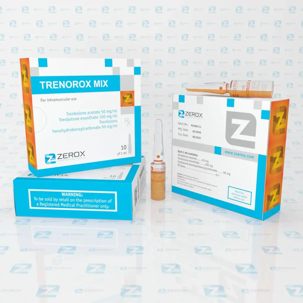 TRENOROX MIX - 10 amps by Zerox Pharmaceuticals TRENOROX MIX - 10 amps by Zerox Pharmaceuticals