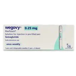 WEGOVY 0.25 MG - pen by Novo Nordisk