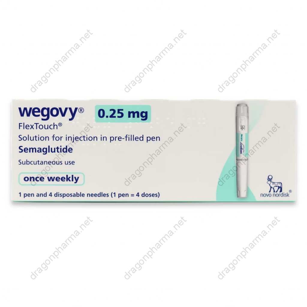 WEGOVY 0.25 MG - pen by Novo Nordisk WEGOVY 0.25 MG - pen by Novo Nordisk