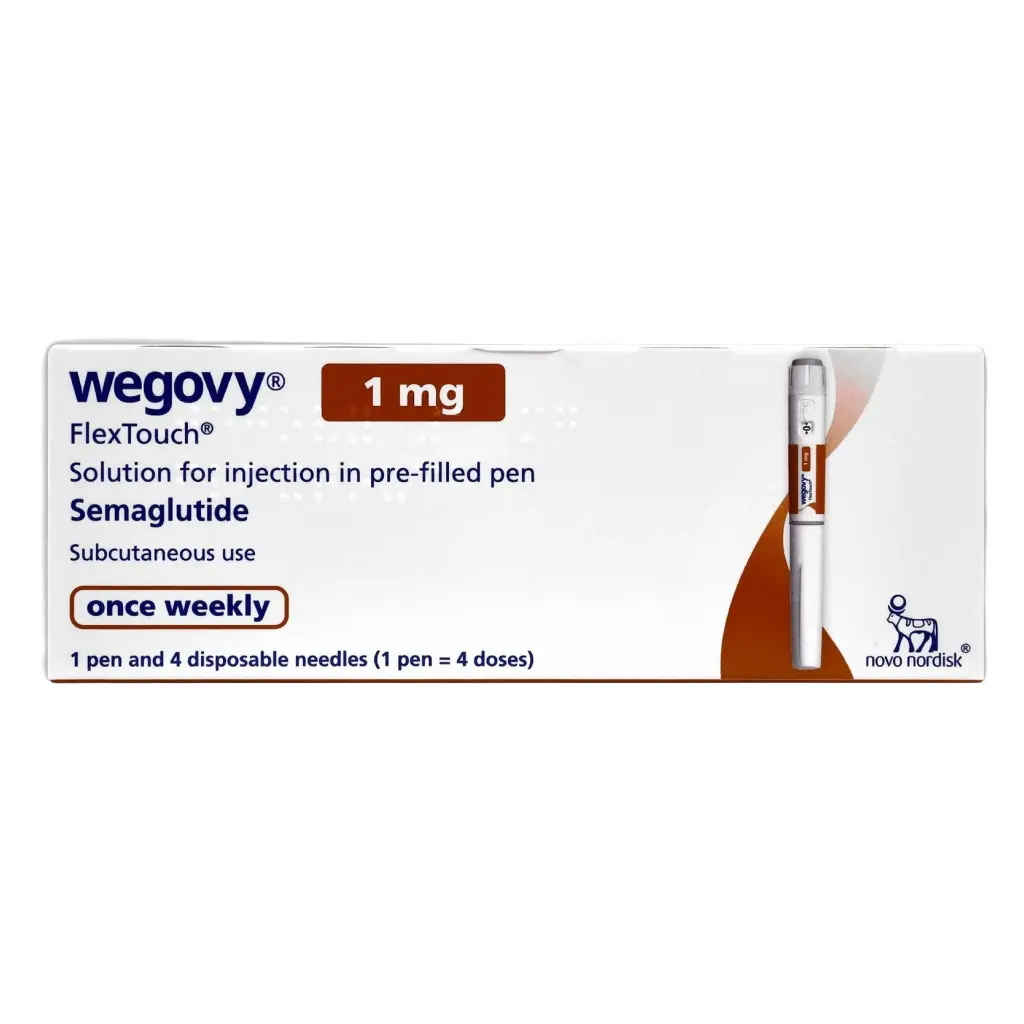 WEGOVY 1 MG - pen by Novo Nordisk WEGOVY 1 MG - pen by Novo Nordisk