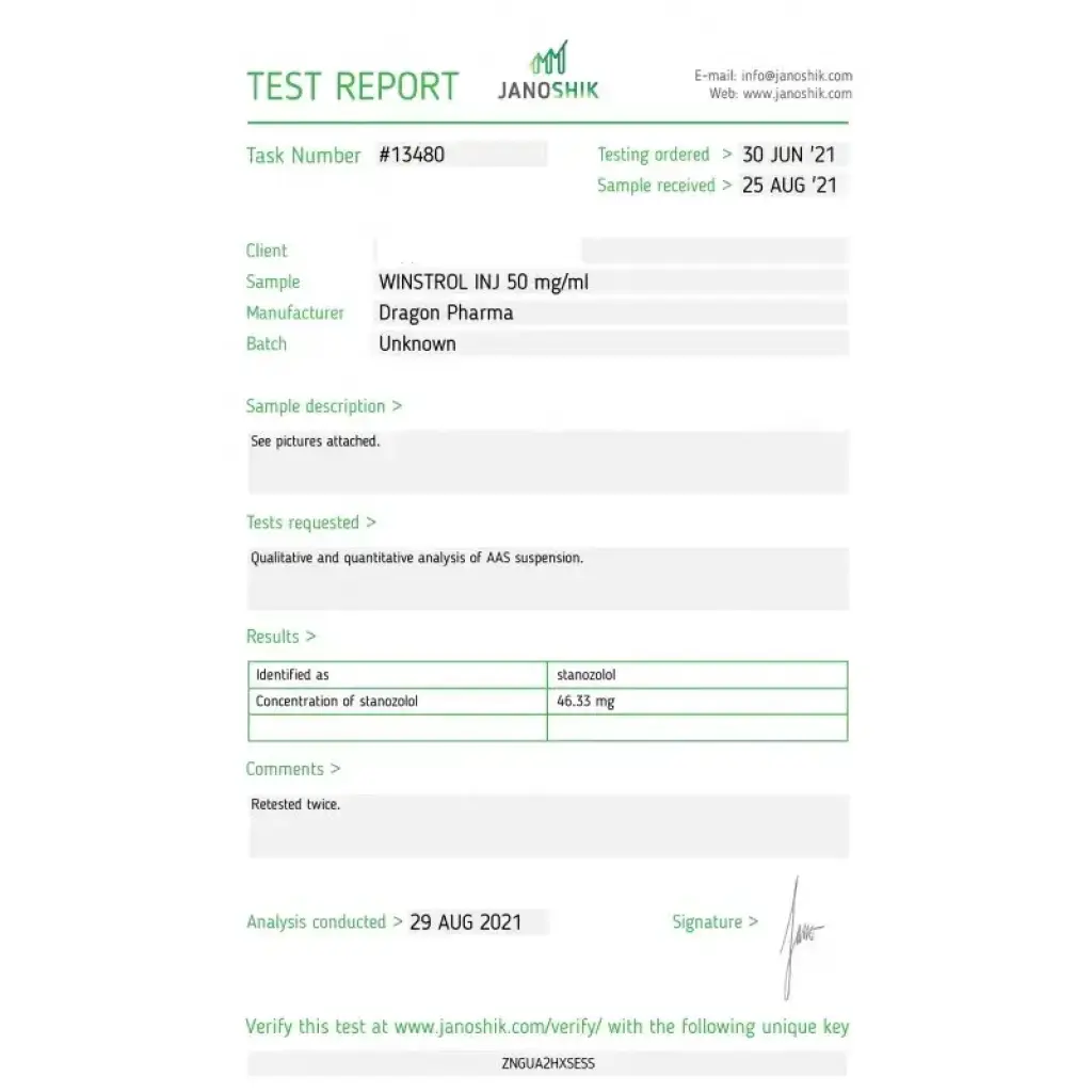WINSTROL 50 - 10 ml by Dragon Pharma, Europe WINSTROL 50 - 10 ml by Dragon Pharma, Europe